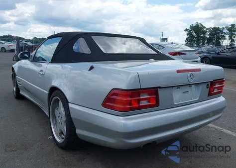 2002 Mercedes-Benz Sl 500 из США, поврежденный, VIN WDBFA68F12F202217
